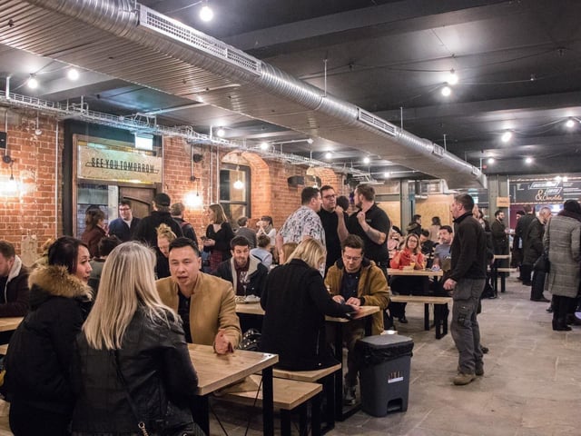 Street food haven Assembly Underground, in Calverley Street, was described as a "clever refurbishment of a Grade II listed building". The Vocation Brewery bar within the food and drink hall was praised for its 50 taps and mention was given to the separate gin bar.