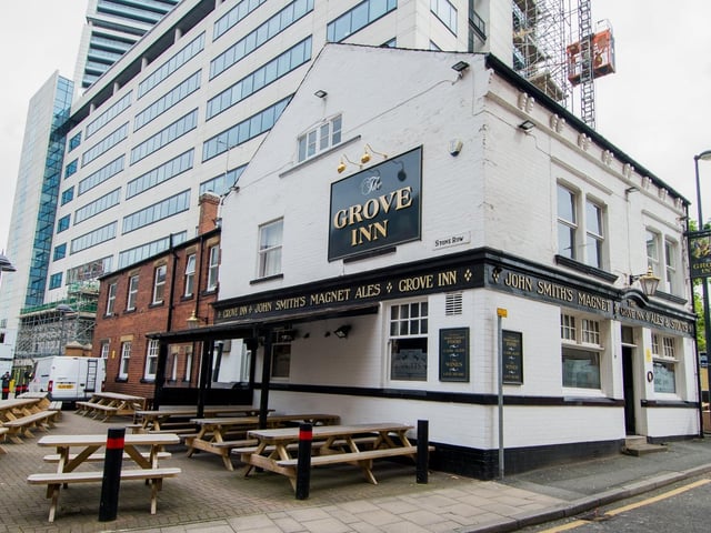 The Grove Inn, in Back Row, Holbeck, was praised for its selection of cask beer and wide range of live music.