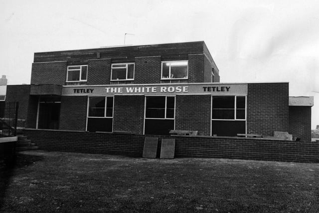 This is the newly opened The White Rose on Tong Road at Armley in December 1972.