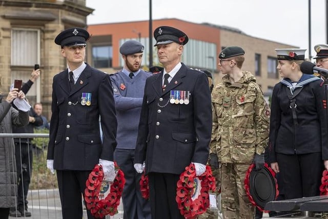 Remembrance Sunday at Wakefield.