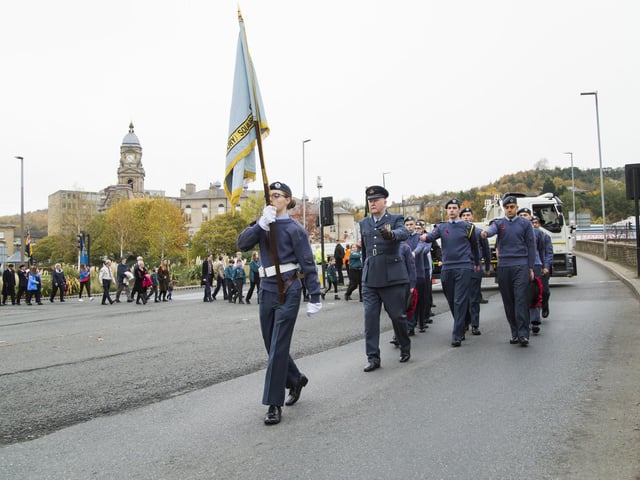 The parade in Dewsbury