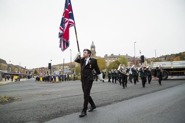The parade in Dewsbury