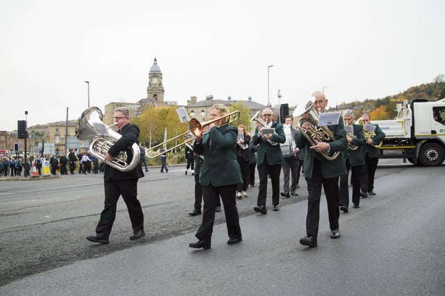 The parade in Dewsbury