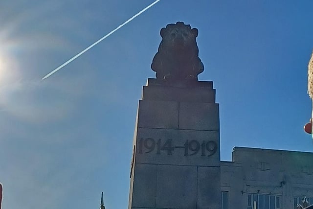 The cenotaph in Morecambe on Remembrance Sunday. Picture by Patricia Williams.
