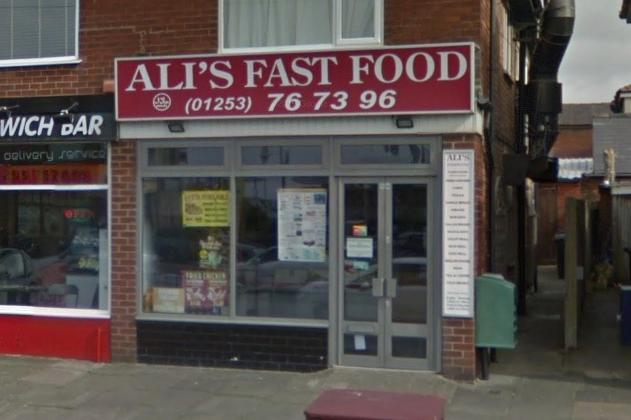 Ali's Fastfood, 5A Cherry Tree Road North, Blackpool FY4 4NY
