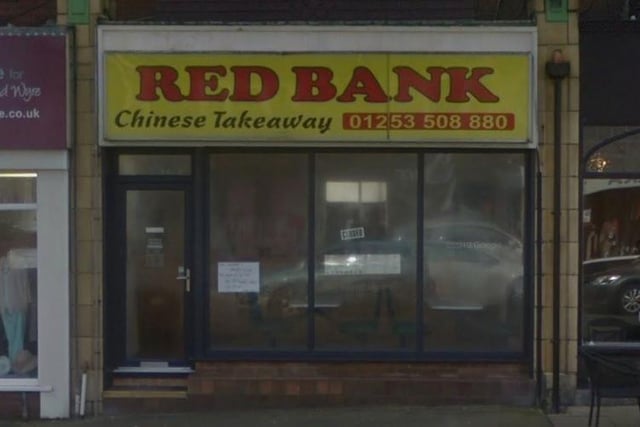 Red Bank Chinese Hot Takeaway, 34 Red Bank Road, Blackpool FY2 9HR
