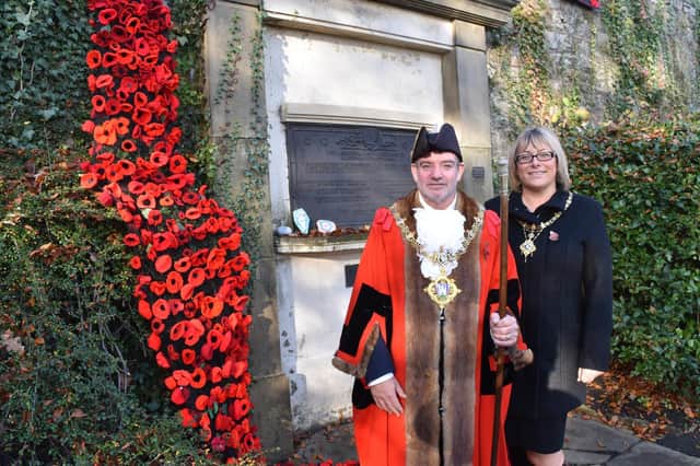 Clitheroe Town Mayor and Mayoress Simon and Donna O Rourke. Picture by Ken Geddes