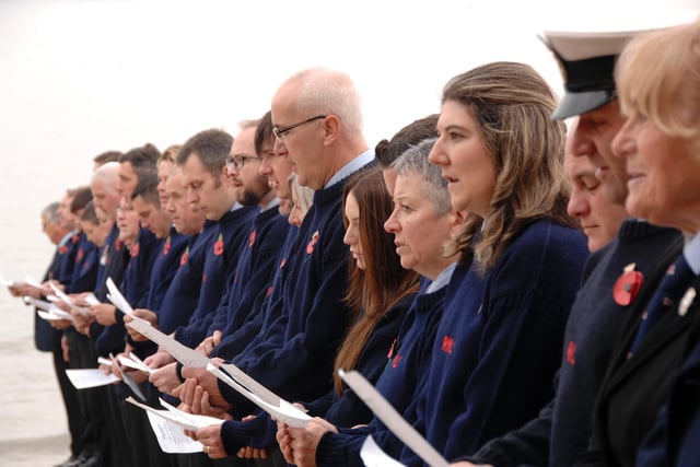 The service at the Lifeboat House