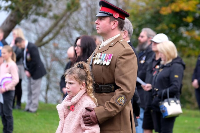 Families came together to remember