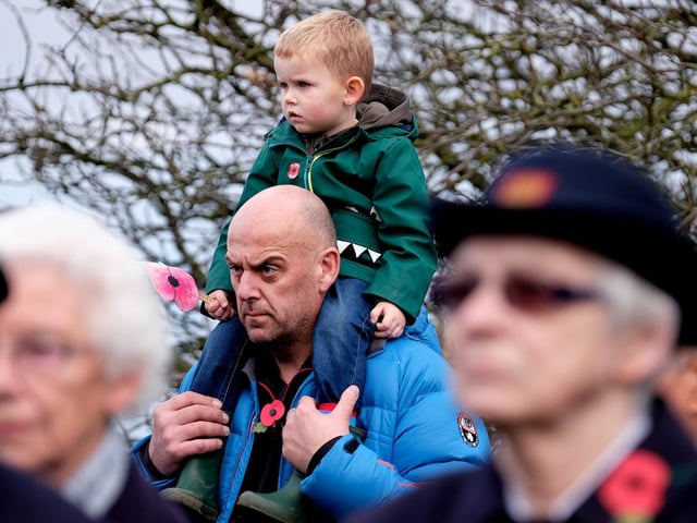 Holding a Poppy