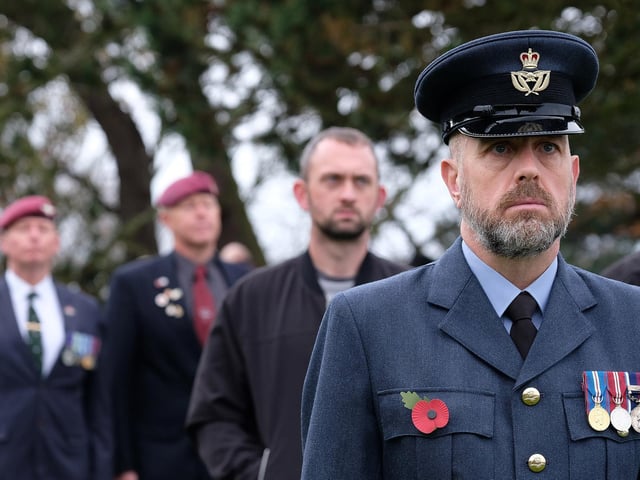 During the service