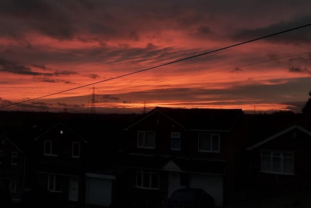 Thomas McBryer's quick snap of the sunset.