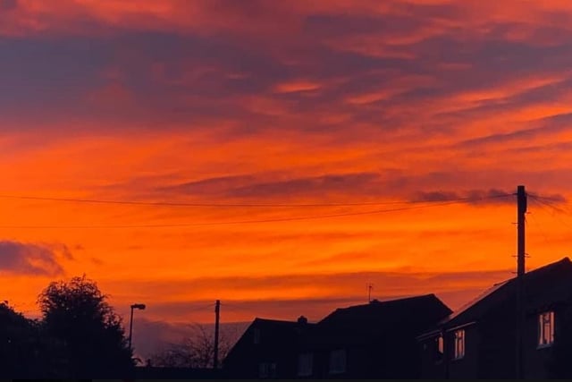 Robert Wood captured the sunset over Kettlethorpe.