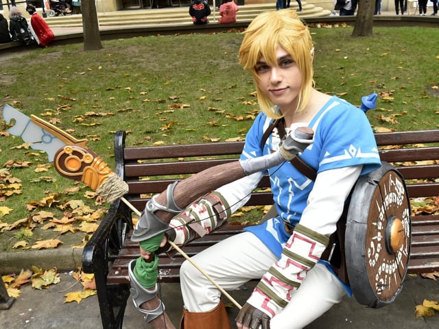Daniele Tausio, of Leeds, as Zelda Breath of the Wild