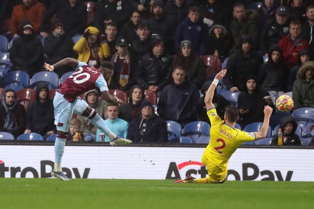 Maxwel Cornet equalised again for the Clarets in spectacular style sending a rising volley into the roof of the net.