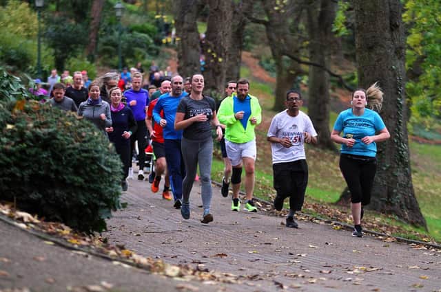 Preston parkrunners were out in force on Saturday morning. Picture: Steven Taylor