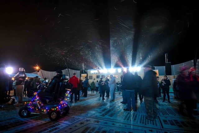 The Christmas By The Sea outdoor village includes a free ice skating rink, simulated snowfalls, log cabins, a forest and light installations and is open until January 3rd.
