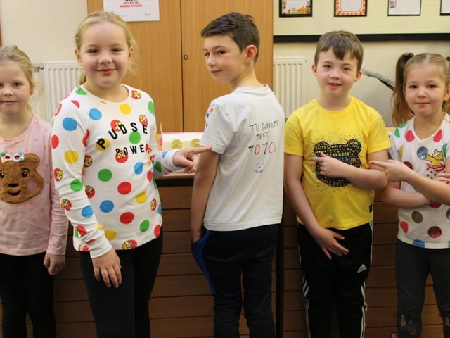 Children got into the fundraising spirit.