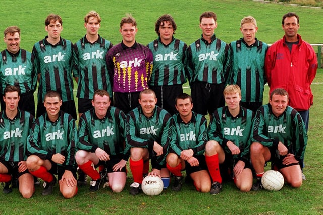 Beeston St Anthony's in September 1996. Pictured, back from left, are Bob Greenwood, Tony Garth, Martin Addinall, Andrew Moss, Dave Burke, Kevin Burke, Neil Morgan, and Howard Walker (manager). Front, from left, are Andy Taylor, Craig Redmond, Bob Wenstrom, Glen Smith (captain),Neil Doughty Sam Cook and Gary Jackson.