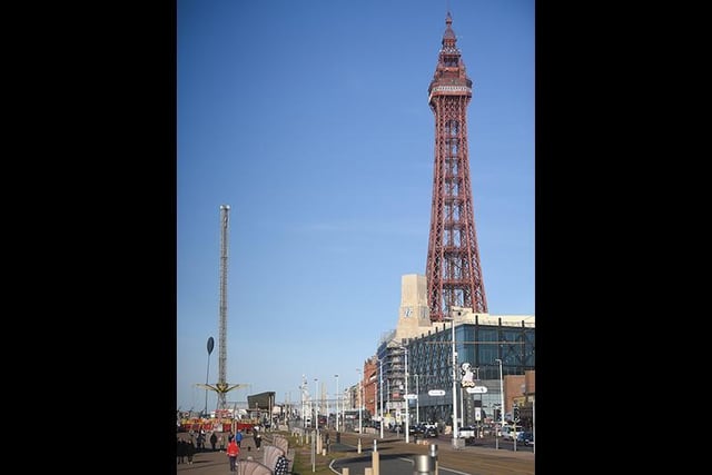 The Star Flyer is almost half the height of the Tower.
