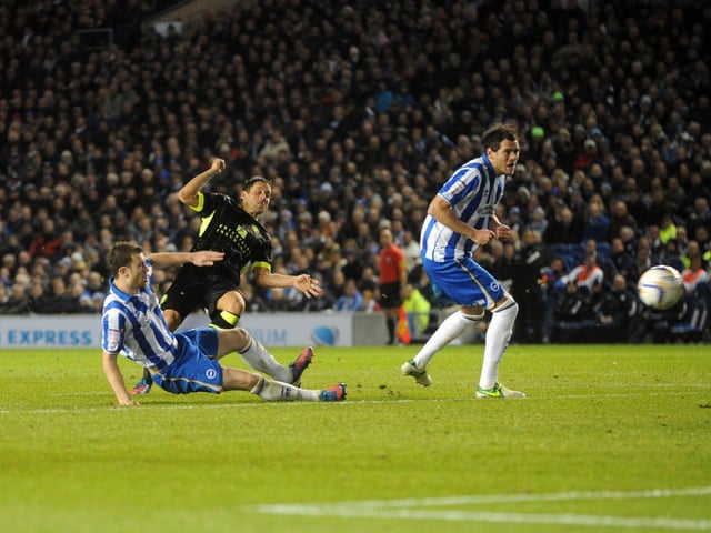 Michael Brown equalises for the Whites.