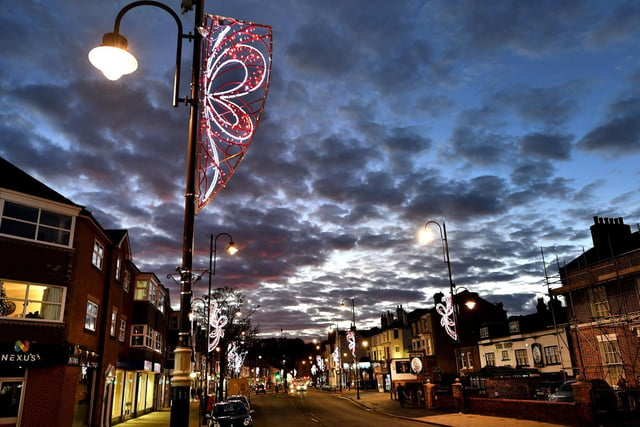 All lit up as Falsgrave gets Christmas lights for the first time