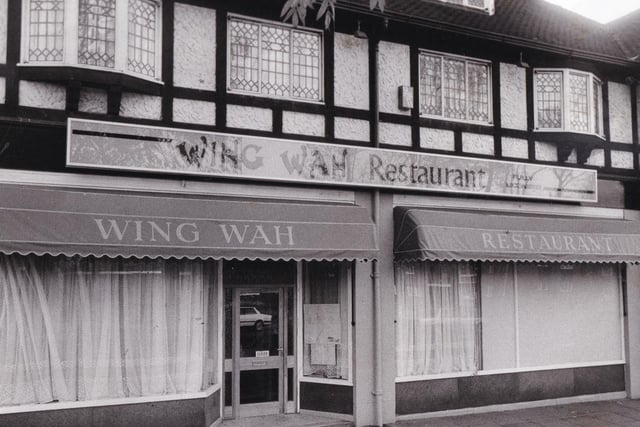 Harrogate Road in Moortown is where you could find Chinese restaurant Wing Wah pictured in November 1985.