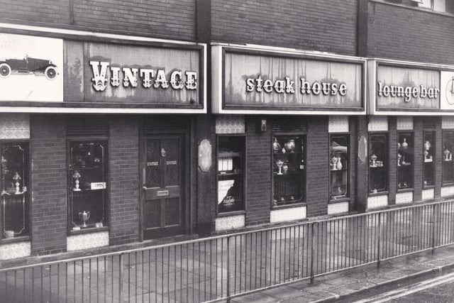 Nostalgia and elegance complimented the food at Vintage steak house and lounge bar in the Merrion Centre pictured in October 1980.