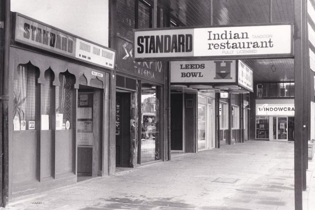Pictured in October 1983 the Standard Indian Tandoori restaurant on Merrion Way was serving up good food and a warm welcome.