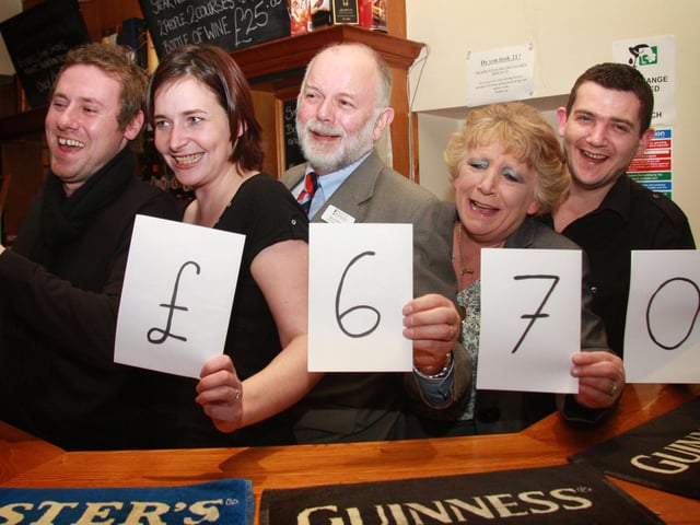 A race night held at the White House Inn raised funds for Help for Heroes.