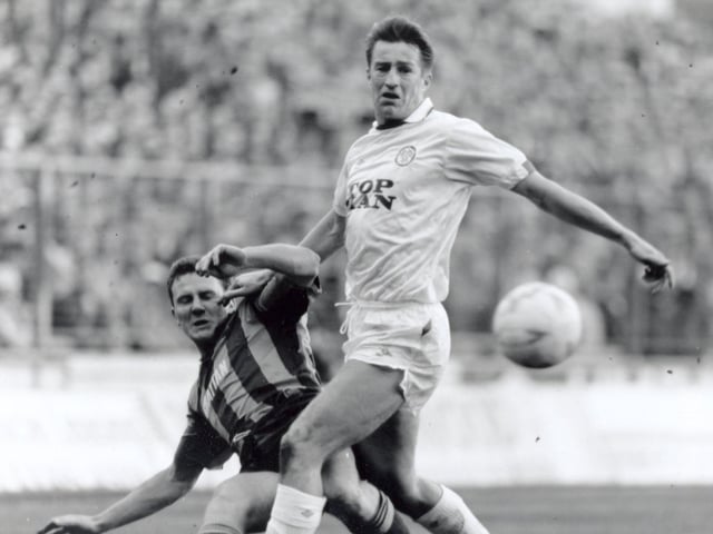 Lee Chapman in action.