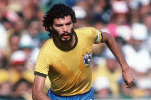 Socrates in action for Brazil during the 1982 World Cup in Spain. PIC: Getty