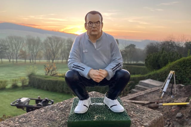 The ultimate tribute to the legendary Leeds United coach, this Marcelo Bielsa statue will survive the elements in your back garden but also looks great in your office or living room.

Available to buy at www.ellocognome.co.uk/
