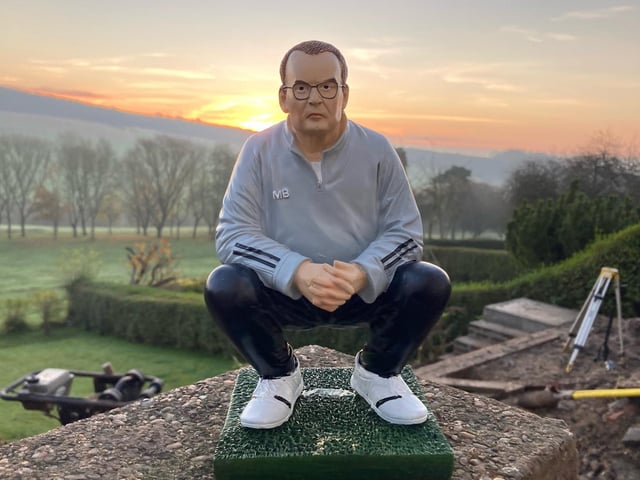 The ultimate tribute to the legendary Leeds United coach, this Marcelo Bielsa statue will survive the elements in your back garden but also looks great in your office or living room.
Available to buy at www.ellocognome.co.uk/