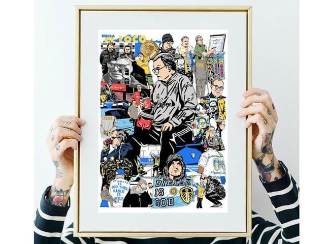 With his design, local illustrator and Leeds United fan Josh Parkin celebrates the incredible impact Marcelo Bielsa has had on the people of Leeds since arriving at Elland Road in June 2018.
Available to buy at www.joshparkyart.bigcartel.com/
You can follow Josh at @JoshParkin (Twitter) or @JoshParkyArt (Instagram)