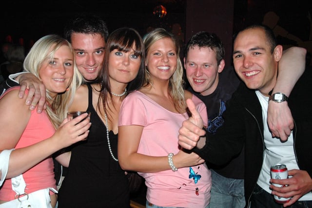 Beat Nightclub in Corporation Street was wear what you like, any night, Clubbers, Jackie Crompton, Daniel Fraime, Kat Crompton, Nikki Jackson, Damien Moon, Jamie Brooke, June 2004