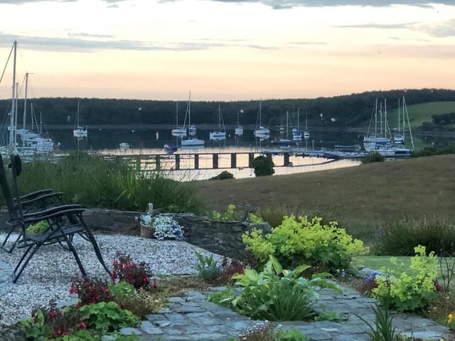 A vantage point at Island Bane House from which to view the passing seasons.
