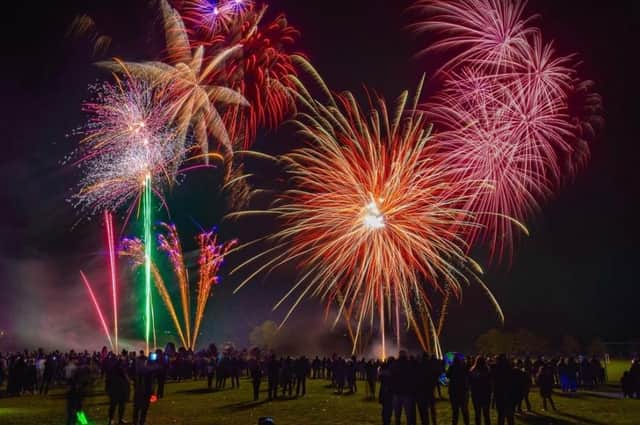 Mark Stinchon was at Towneley Park to capture this stunning shot of the fireworks display