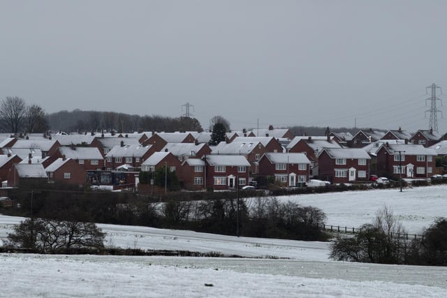Snow at Swillington, Leeds, after Storm Arwen