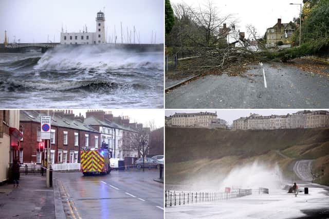 Storm Arwen caused widespread damage and disruption as it hit Scarborough.