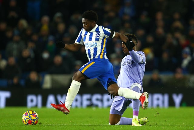 3 - Lucky to stay on until half-time. Lamptey and an early yellow card gave him a nightmare. Couldn't handle the winger, struggled in possession too.
Photo by Charlie Crowhurst/Getty Images.
