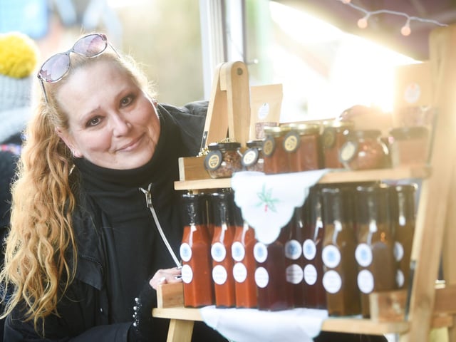 Carrie Ramsden from Global Nomad, a Lytham and St Annes-based food business
producing artisan sauces, spices  and preserves.