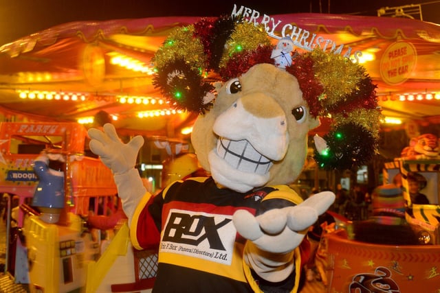 Roger Ram at the Dewsbury lights switch-on in 2012