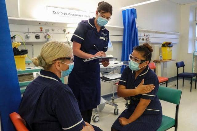 Having the Covid-19 jab