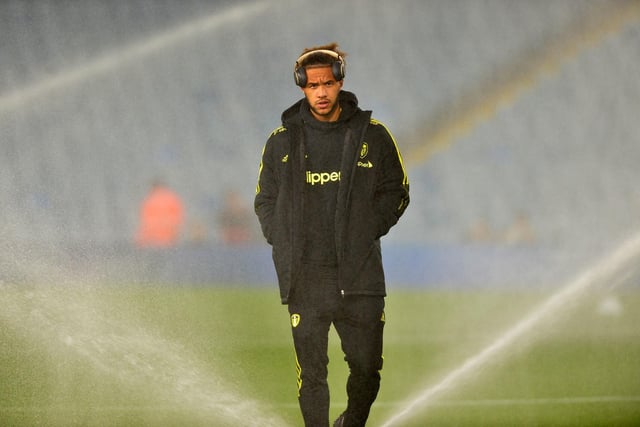 Tyler Roberts checks out the pitch ahead of his second Premier League start of the season.