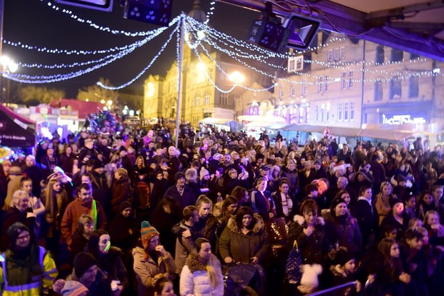 Batley's Christmas lights switch-on in 2017