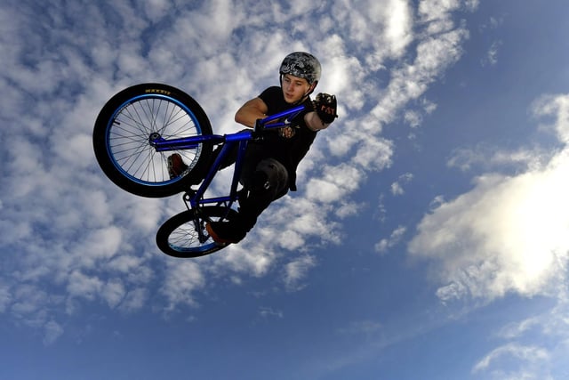 Scarborough's BMX star Miller Temple at his own skate park

Picture by Richard Ponter