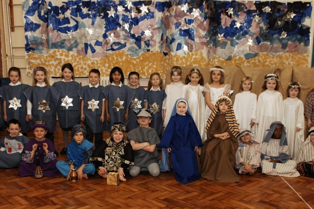 The cast of the Grove Road School Nativity