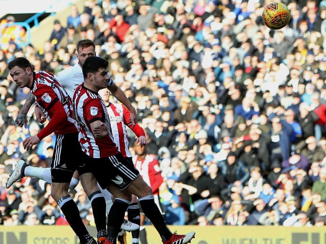 Liam Cooper heads home what proved to the only goal of the game.