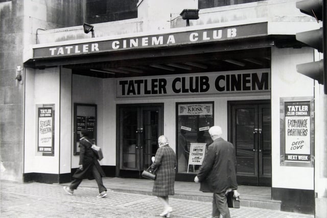 The Tatler Cinema Club pictured in March 1978. The city centre cinema was originally called the News Theatre and opened in 1938 to show newsreels.
